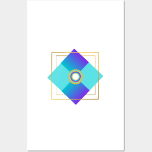 Geometric Art: Bloom Posters and Art